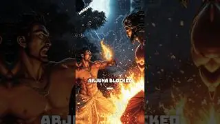 😱 When Arjun fought a Celestial Warrior? #shorts #mahabharat #sanatandharma