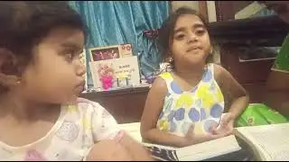 Sreshta bible study time at age of 5years