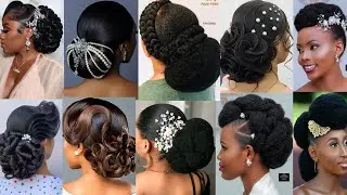 Best Bridal  Hairstyles for Every Woman | Unique Natural Hair Bridal Hairstyle