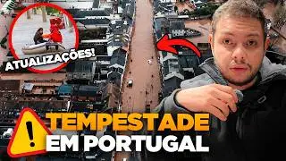 ESTADO DE CALAMIDADE: Portugal enfrenta o pior das tempestades
