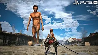 ATTACK ON TITAN 2 (PS5 PRO) Gameplay (4K60fps)