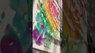 #paint #art #palletknife #satisfying￼