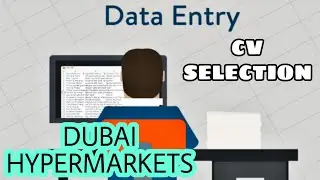 Dubai Hypermarket job vacancy 2021// CV selection jobs Dubai // Data entry operator #shorts .