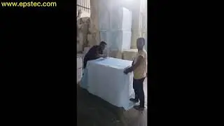 Full manual packaging process for EPS foam