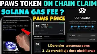 PAWS Airdrop Update Exchange Listing Coin distribution Listing Date, paws Price  How to trading paws