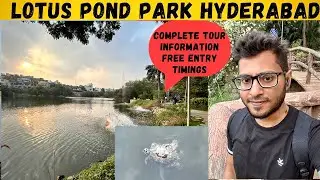 Lotus Pond Park Hyderabad Complete Tour/Information/Timings/Entry Fees/Nearest Metro ||Cleanest Park