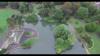 DJI PHANTOM 3 PRO ariel footage GRIMSBY peoples park