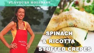 Stuffed Crepes with Ricotta & Spinach | Cooking with Livia #35