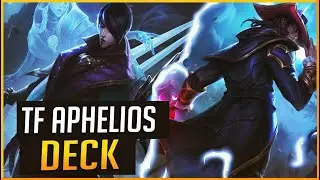 APHELIOS IS HERE WITH TWISTED FATE COMBO! TF Aphelios Deck - Legends of Runeterra 2.1 Matches