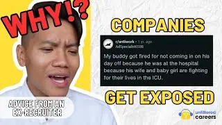 “Got fired for taking my family to the ICU” | REACTION from Ex-recruiter | Unfiltered Careers