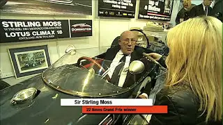 Race Retro 2010 Interview  with Stirling Moss and his Lotus 18