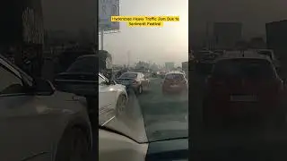 Hyderabad Heavy Traffic Jam Due to Sankranti Festival #trending #viral #family #travel #roadtrip