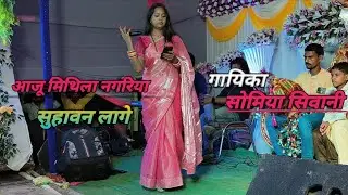सौम्या शिवानी चारों दूल्हा में बरका  कमाल सखिया स्टेज प्रोग्राम शादी गीत