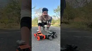 remote control monster car Vs six wheel monster car unboxing #short