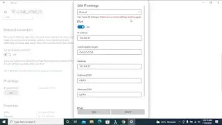 Can't Save IP Settings Windows 10 [FIXED]