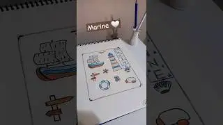 Marine Study #shorts #marine #art #colorpencil #paint #pencilart #colorful #painting #drawings #work