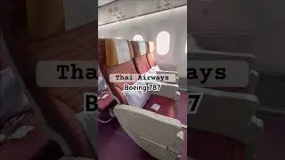 Thai Airways Economy Boeing 787 - comfort and well padded seats