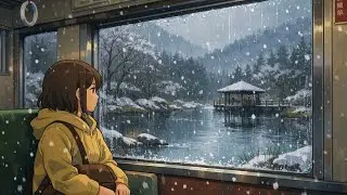 Rainy Winter In village and village Life Ghibli style/ ASMR/ ASMR For You/Trending/ Viral