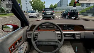 Chevrolet Caprice | City Car Driving [Steering Wheel] - Normal  Driving