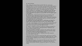 Dear Warren Buffett  3  Berkshire Hathaway  Warren Buffett  Invest #warrenbuffett#investment#stocks