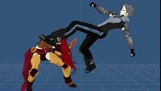 RWBY Pyhrra VS Mercury WIP Animation