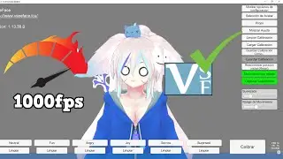 Vseeface a 1000fps Tutorial pc bajos recursos #tutorialvtuber  #parcival_vt