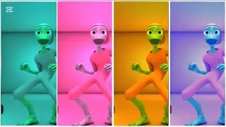 Alien dance friends color