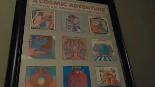 COSMIC AND GROOVY ART PETER MAX ASTROLOGICAL POSTER FROM 1970
