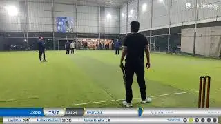 Legend vs Hustlers live cricket match | Dugout Test Series  live - Dougout Turf Indore
