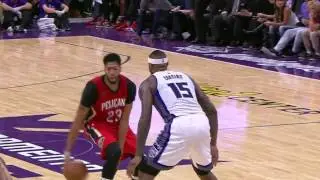 Anthony Davis Puts Up 34 to Match DeMarcus Cousins' 28 Points