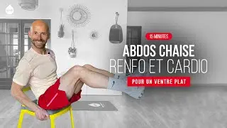Abdos 15 min avec une chaise 🍫 - exercices faciles - Alexandre Mallier - Move Your Fit