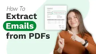 How to Automatically Extract Email Addresses from PDFs (No Code | Free Credits)