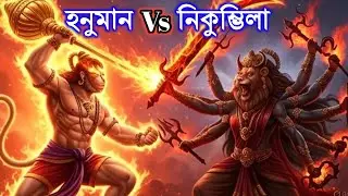 পঞ্চমুখী হনুমান মেঘনাথের কুলদেবী নিকুম্ভিলার নরসিংহরূপী সংঘর্ষ || Hanuman vs Nikumbhila | #hanuman 