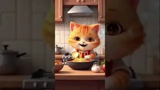 Cat Cooking Soup 😸🍲 | Funny AI Animation Short