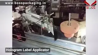 Hologram Label Applicator, Boss Packaging