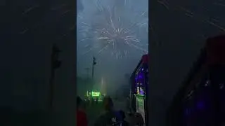 Fireworks and axe throwing - #mobileaxetion #axethrowing #mobileaxethrowing