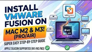 How to Install VMWARE Fusion on Mac M2, Macbook Pro & Mac | How to Run Windows on M2 Mac with VMWare
