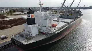 Hafenreport Wismar: Minneapolis Miyo l&auml;uft in den Wismarer Seehafen ein