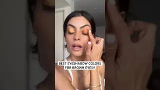 These are the BEST eyeshadows for brown eyes!!