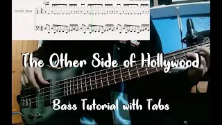 The Other Side of Hollywood - Julie And The Phantoms Bass tutorial w/ Tabs