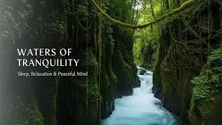 Healing Forest Ambience with Relaxing Water Flow for Sleep Meditation Stress Relief and Calm Focus