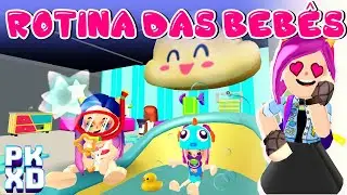 ROTINA DAS BEB&Ecirc;S KEKE E NATY NA CRECHE  - PK XD