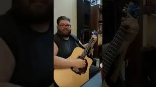 Clint Black Burn one down acoustic cover jam 