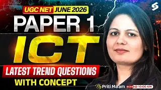 UGC NET Paper 1 | ICT UGC NET Paper 1 | UGC NET Paper 1 ICT Questions By Priti Mam