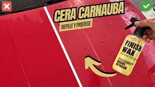 CERA LIQUIDA CARNAUBA CON REPELENCIA AL AGUA, POLVO Y PROTECCION UV / FINISH WAX