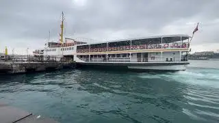 Paşabahçe Vapuru Kadıköy kalkış manevrası