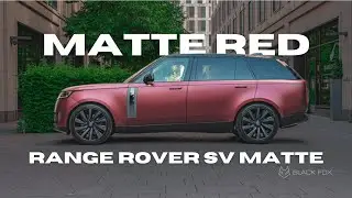 THE LUXURY SHIP | Range Rover SV Matte Red