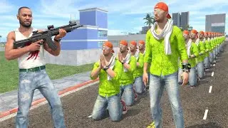 FRANKLIN'S ONE BULLET VS 1000 JACK IN INDIAN BIKE DRIVING 3D