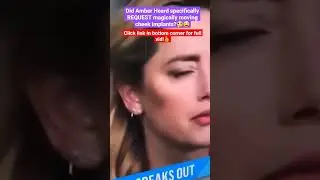 Amber Heard's cheek implants are MELTING?!😲 #shorts #cheekimplants #amberheard #cosmeticsurgery