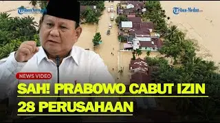 TEGAS❗ Prabowo Cabut Izin Usaha 28 Perusahaan Imbas Bencana Sumatera